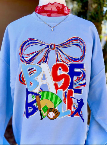 Grand Slam Bow “BASEBALL” Sweatshirt