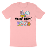 Easter Bunny Girl Monogram T-shirt
