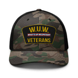 What's Up Wednesday Veterans Camo Snapback