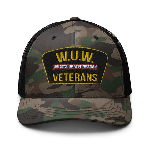 What's Up Wednesday Veterans Camo Snapback