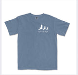 Front mockup of Tougaloo Eagles Fly High T-shirt