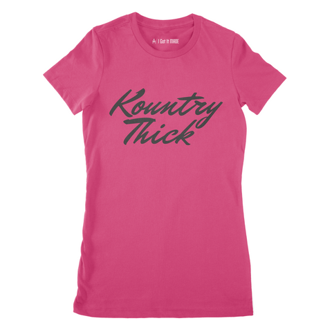 Kountry Thick Ladies' Junior Fit Tshirt