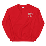 LOVE DST Embriodered Sweatshirt (Red)